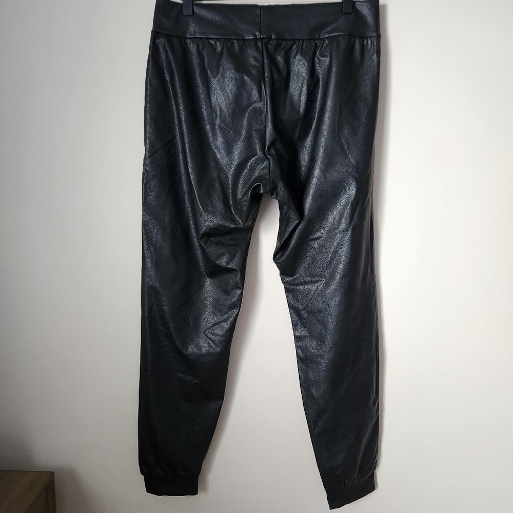 NWT Commando | Faux Leather Pull On Joggers - Size L - Picture 6 of 11